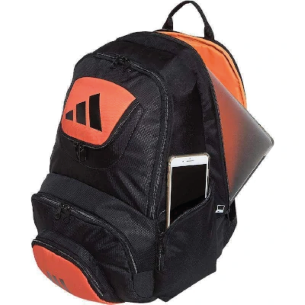 ADIDAS MOCHILA PRO TOUR 3.2 NEGRO/NARANJA - Imagen 4