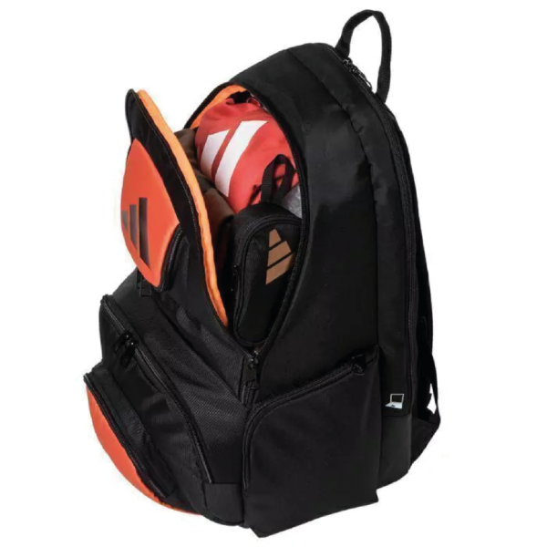 ADIDAS MOCHILA PRO TOUR 3.2 NEGRO/NARANJA - Imagen 3
