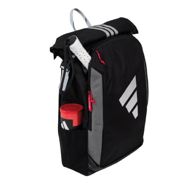 ADIDAS MOCHILA MULTIGAME 3.4 2025 NEGRO/ROJO - Imagen 4