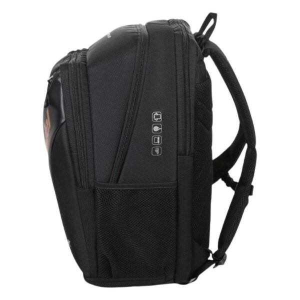 BULLPADEL MOCHILA JUAN TELLO VERTEX NEGRO - Imagen 3