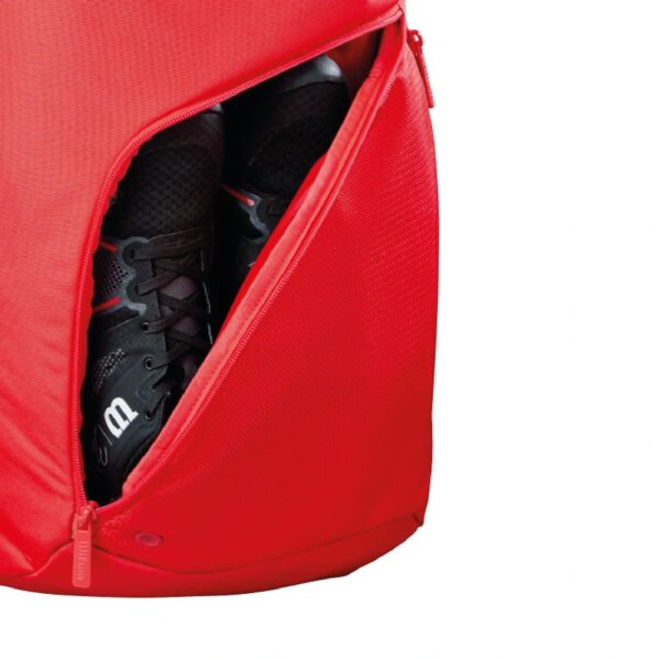 WILSON MOCHILA TOUR PADEL BACKPACK ROJA - Imagen 4