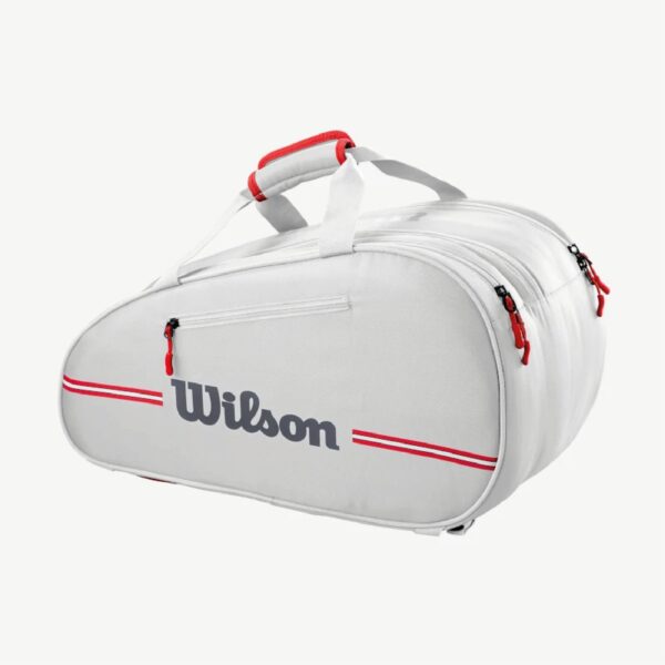 WILSON PALETERO PADEL TEAM BAG BLANCO APAGADO